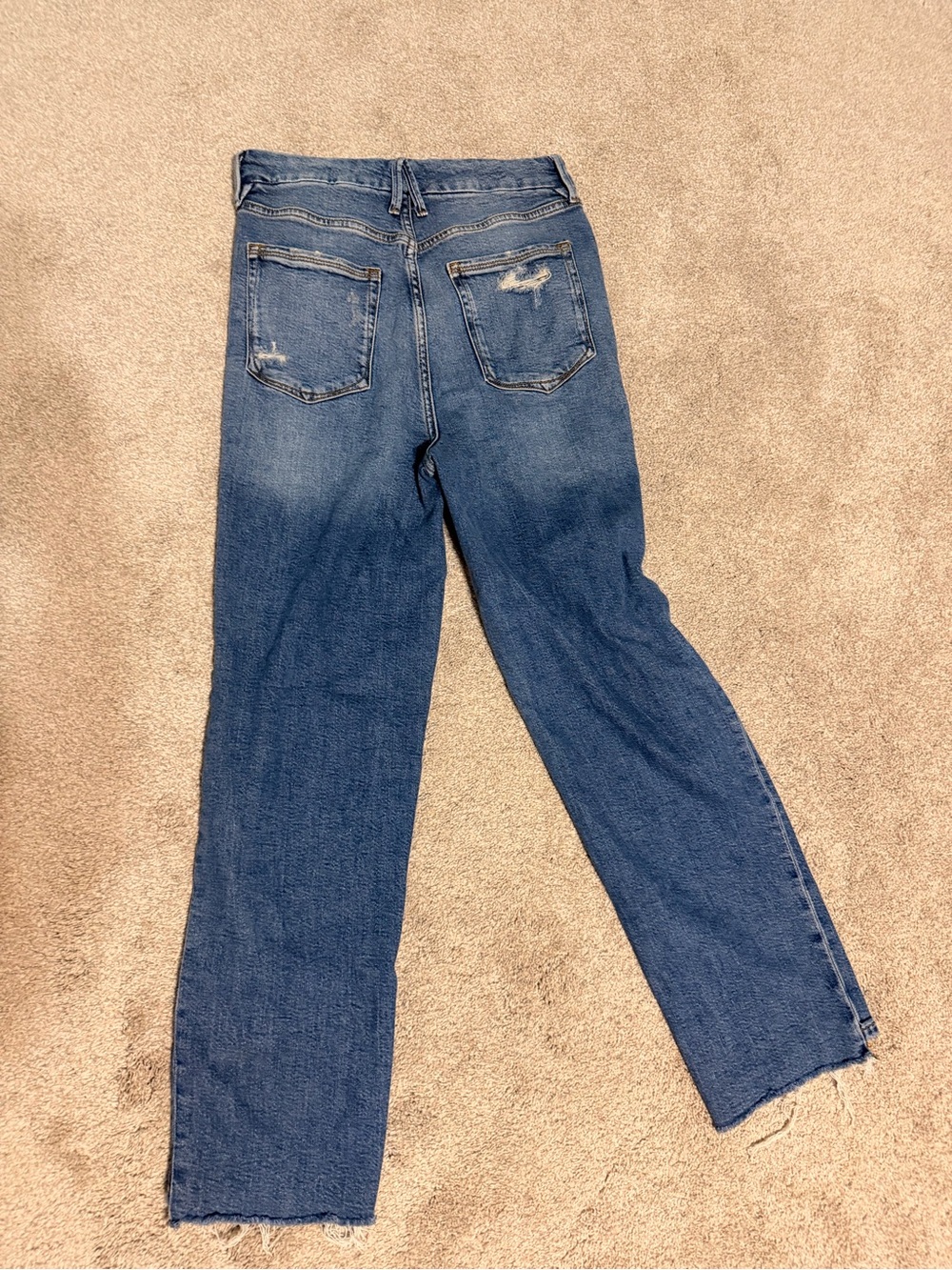 Good American Good Boy Crop Baby Step Hem Jeans – Size 6/28 - Picture 3 of 5